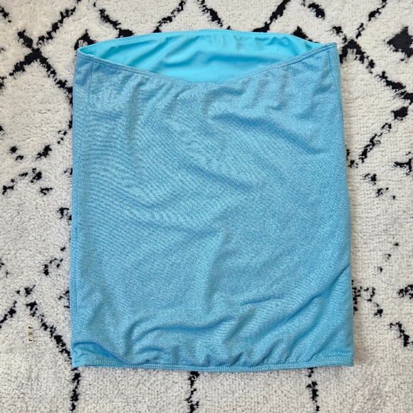 VDM the‎ Label Swim Resort Aqua Blue Stella Tank in Topaz XS NEW - Picture 4 of 9